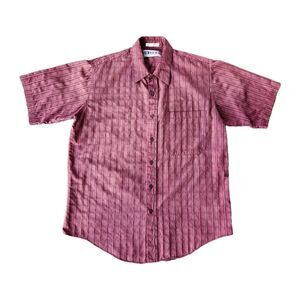 Vtg 90s Eclectic Button Down Shirt Mens L Grandpa Style Retro Trucker Long Haul‎